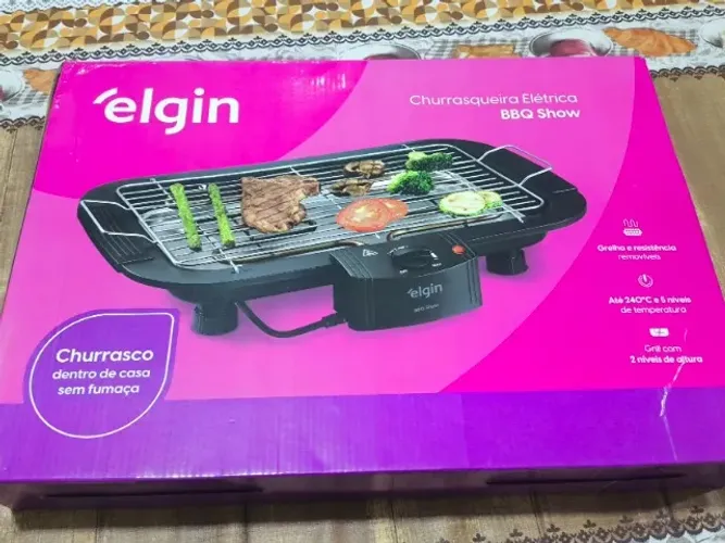 Churrasqueira Elétrica Elgin BBQ Show 110V - 1800W
