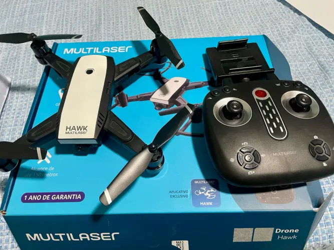 DRONE HAWK MULTILASER - Pouco uso!