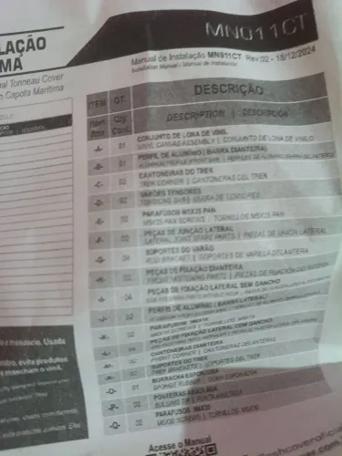 Capota marítima Fiat Strada 2013 valor r$ 450na caixa nunca foi usada não faço entrega.