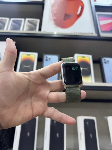 APPLE WATCH SÉRIES 3 42MM SILVER ALGUMAS MARCAS SEMI NOVO PROMOÇÃO IMPERDIVEL