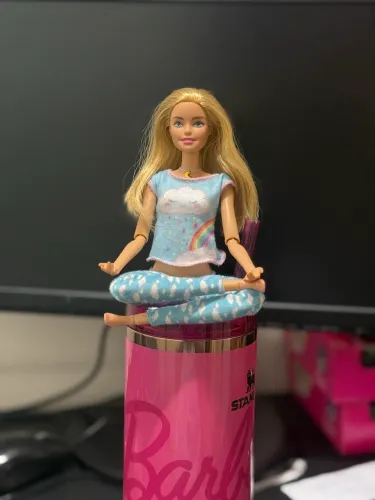 Barbie medita comigo articulada funcionando