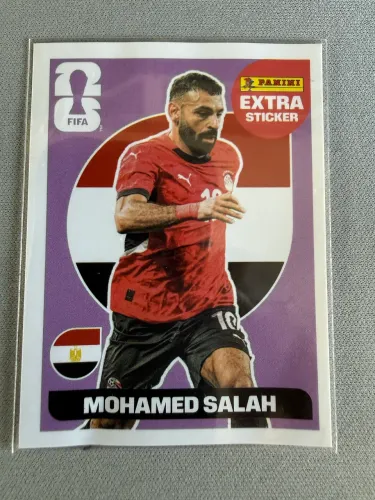Figurinha Extra Sticker Legend Mohamed Salah 2026