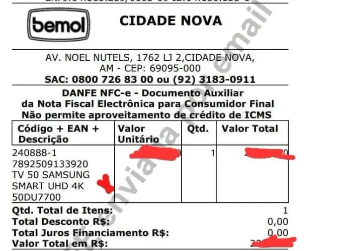 VENDE-SE TV DE 50 POLEGADAS NOVA