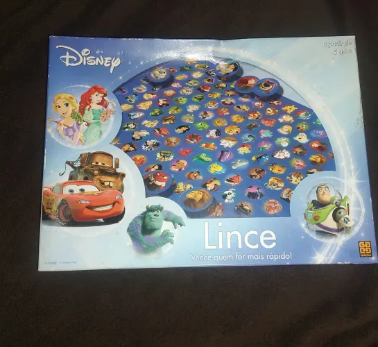 Jogo de Tabuleiro Lince Disney Grow - Nunca Usado (Fichas Não Destacadas)