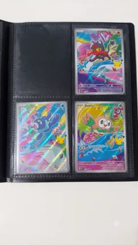 Trio de alola coleção comemorativa 25 anos Pokemon