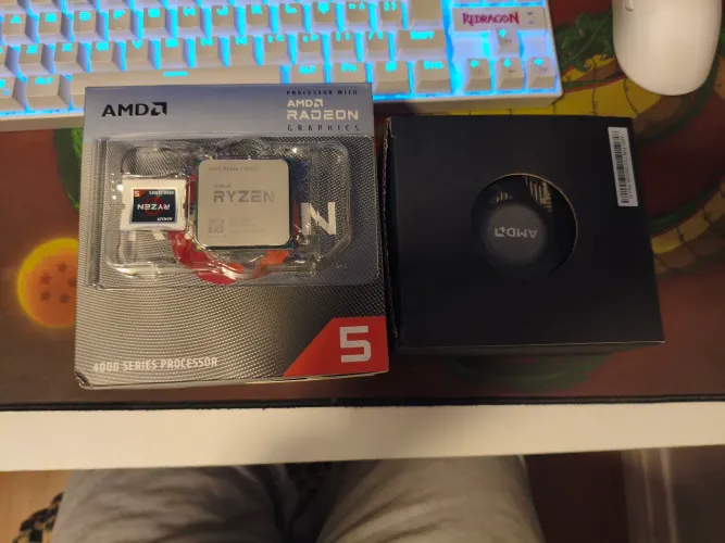 Processador AMD Ryzen 5 4600G AM4 Com Vídeo Integrado - Completo na Caixa