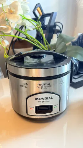 Panela de arroz 6 xícaras mondial (usado )