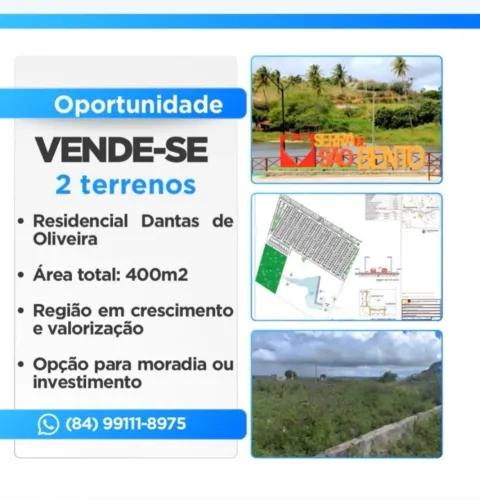 Terrenos - Serra de São Bento/RN