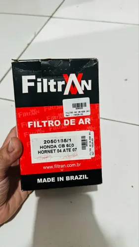 Filtro de ar da Hornet carburada