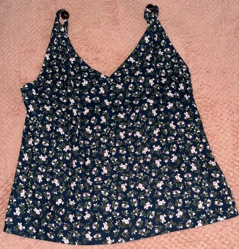 Blusa de Alça Floral - Tamanho P