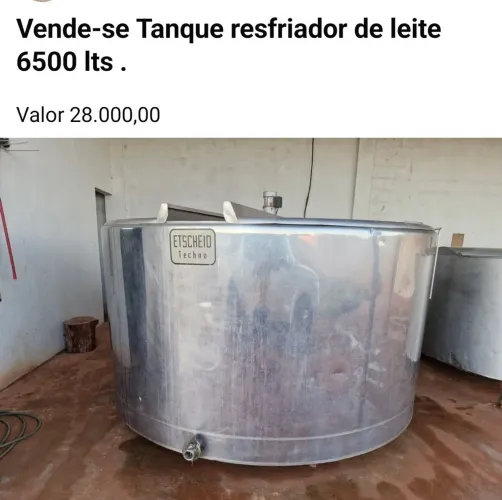 Tanque resfriador de leite