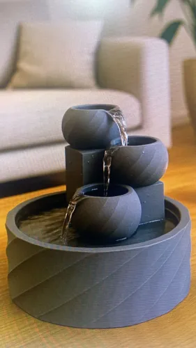 Fonte d água feita em 3D