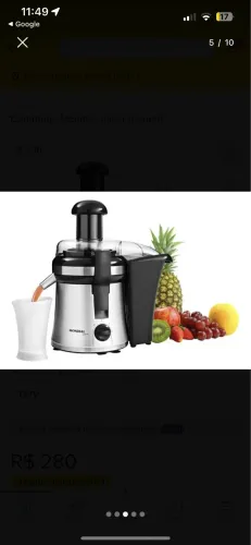 Centrifuga Juicer Mondial
