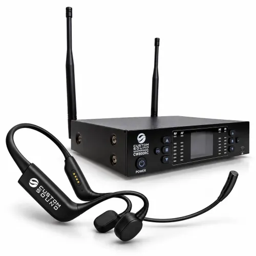 Microfone Sem Fio Headset CW800 Supressão de Microfonia Novos
