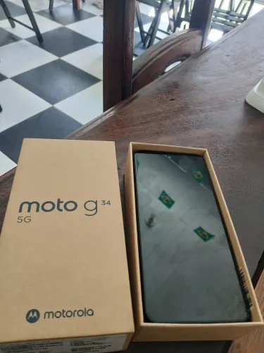 Motorola motog34 com nota fiscal e caixa