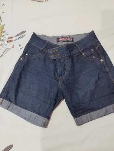 Bermuda jeans feminina