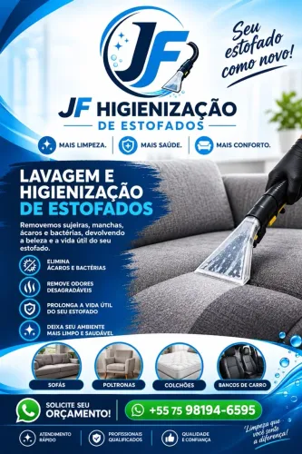 JF Higienização de estofados em geral
