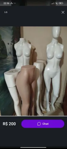 Vendo todos os manequins por preço muito baixo