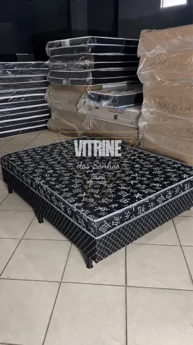 Cama Box Black - com espuma Acoplada