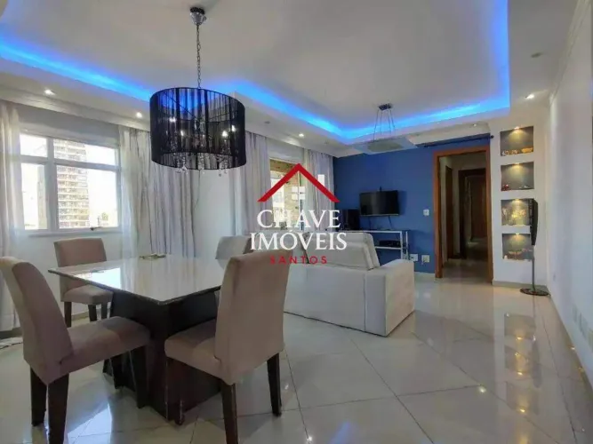 Apartamento com 2 dormitórios para alugar - Santos/SP