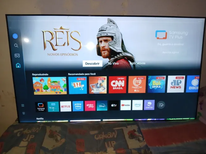 Tv Samsung 65 polegada smart 4k borna infinita modelo novo da Samsung