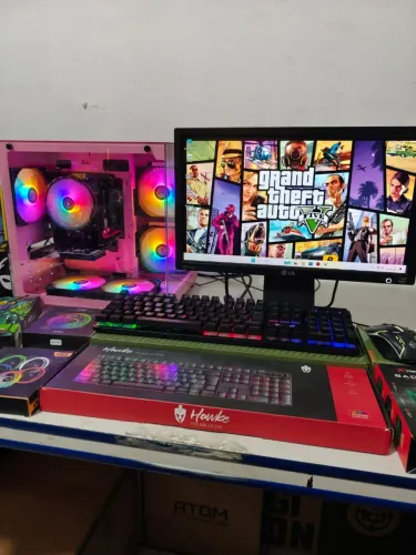 PC Gamer Lindo Novo, Core i5 Completo Tela 22.