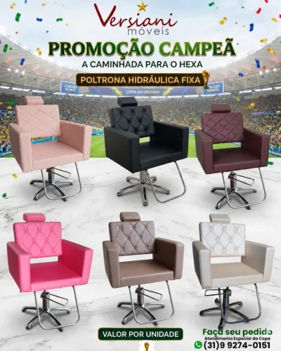 Cadeira Hidráulica Para Salão De Beleza - Direto Da Fábrica BH