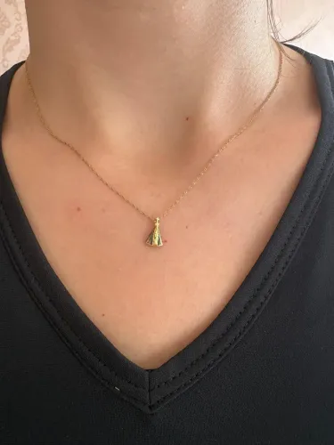 Pingente ouro 18k - Nossa Senhora Aparecida 