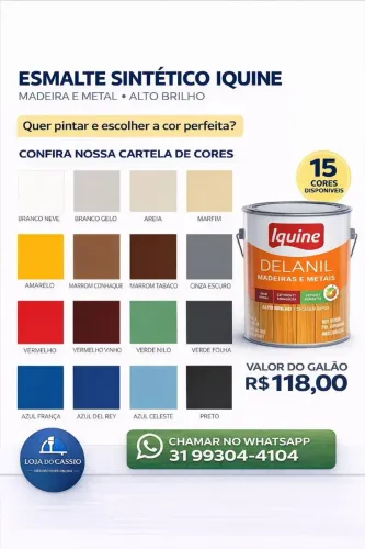 Tinta Para Metal e Madeira - Entrega em Bh