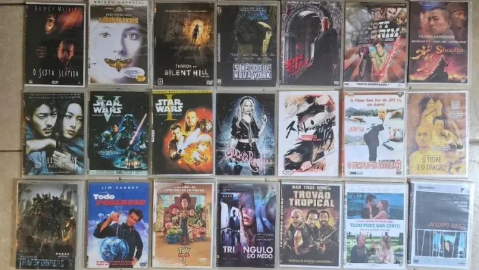 125 DVDs Paralelos ou compre a unidade por 1 real