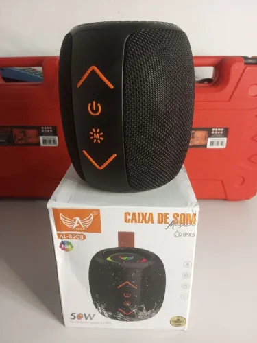 Caixa de Som Bluetooth Ltomex AL-8208 50W RGB à Prova D?água