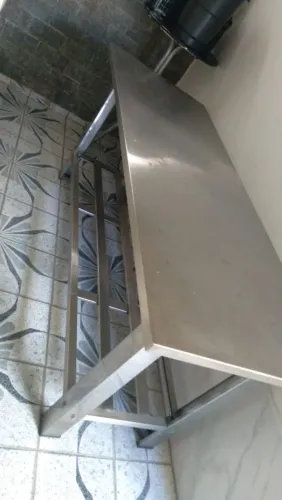 Bancada de inox reforçada 190 x 70 C