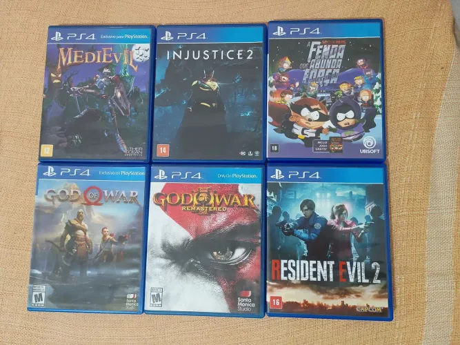Jogos PS4 Semi-Novos VALORES VARIAM de R$60 à R$130 dúvidas estarei no CHAT