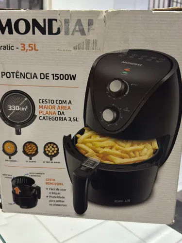 Air Fryer Mondial Pratic AFN-40 3,5L 1500W - Nova na Caixa