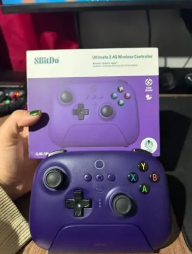 controle 8bitdo ultimate com base (envio olx pay)