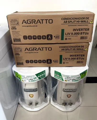 Ar condicionado agratto 9 mil BTUs inverter