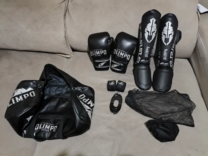 Kit Completo Muay thai olympo Original !! Novo !!