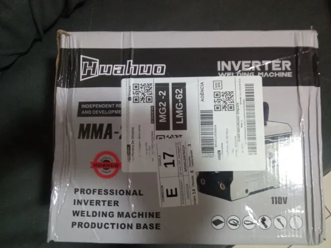 Máquina de solda portátil,nova na caixa, bivolt
