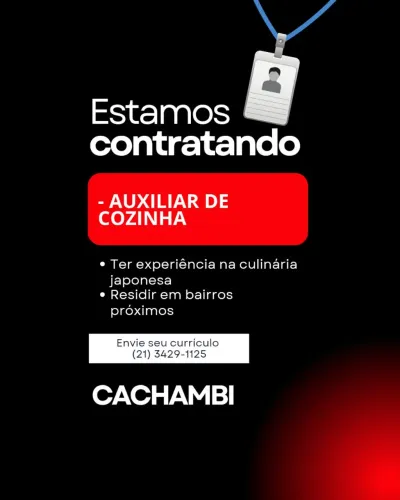 AUXILIAR DE COZINHA 