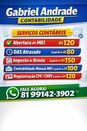 Contador MEI e Imposto de Renda | Abertura MEI | DAS Atrasado | Regularização
