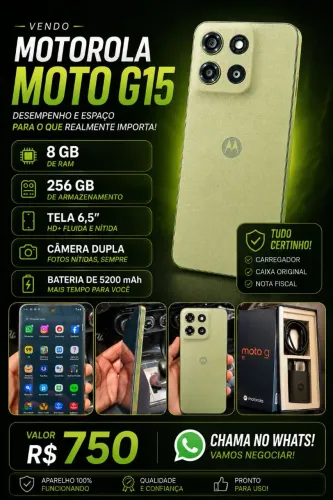 Celular moto g15