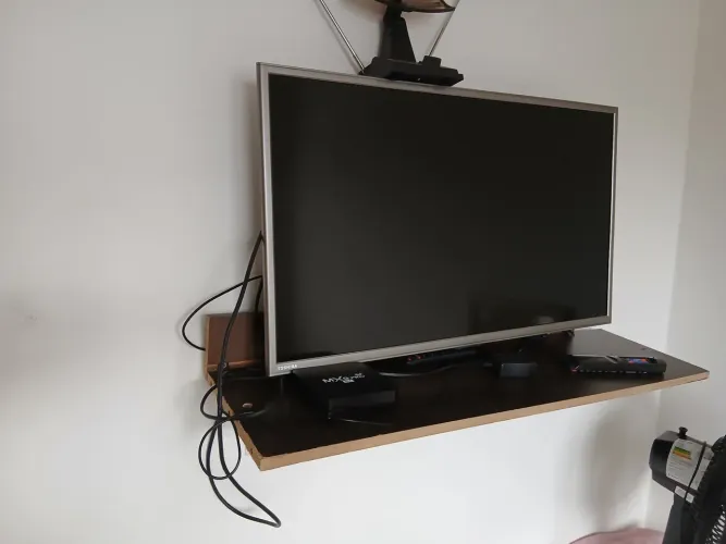 TV uso com receptor