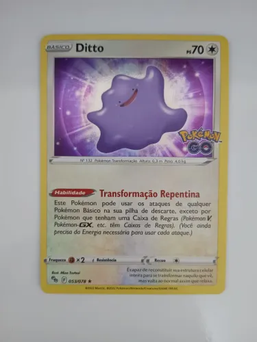 Carta Ditto Foil (053/078) - Coleção Pokémon Go