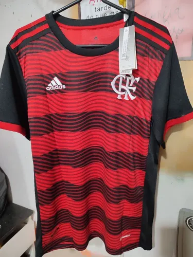 Camisa do Flamengo 22/23 personalizada, alta qualidade 