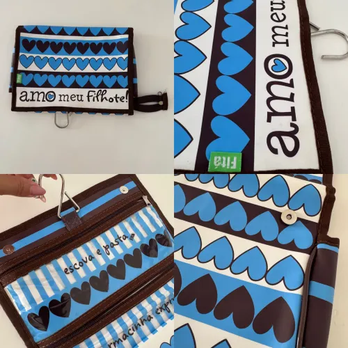 Necessaire de bolsa e de pendurar da Fitta, linda e útil 