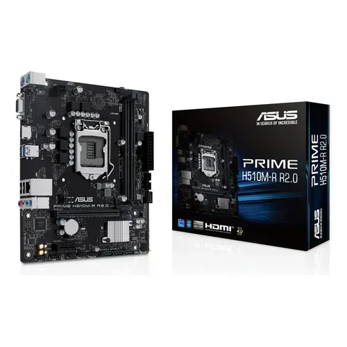 Placa Mãe ASUS Prime H510M-R R2.0M.2 - p/ intel 10ª E 11ª Geração - Novo e com garantia.