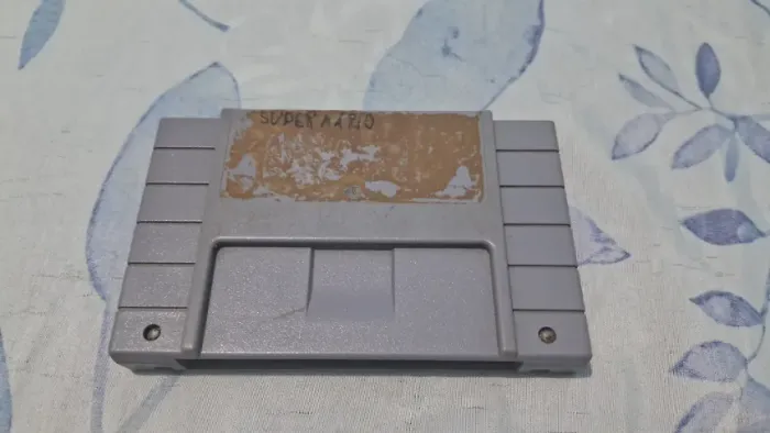 Cartucho de super Nintendo original funcionando perfeitamente