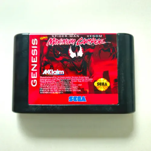 Maximum Carnage original relabel mega drive sega genesis