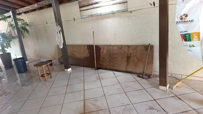 Tampo para mesa rústica