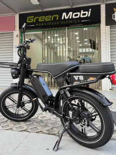 Bicicleta Elétrica V8 Ultra 2027 c/ Som - NOVA!